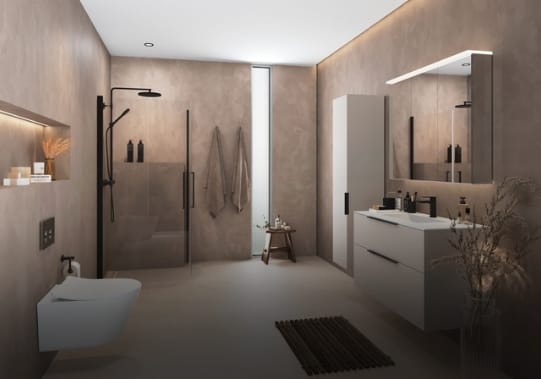 Bad og våtrom Rørleggertjenester for privatkunder med totalrenovering av bad og våtrom